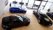 Aston Martins at an Emil Frey showroom in Safenwil, Switzerland